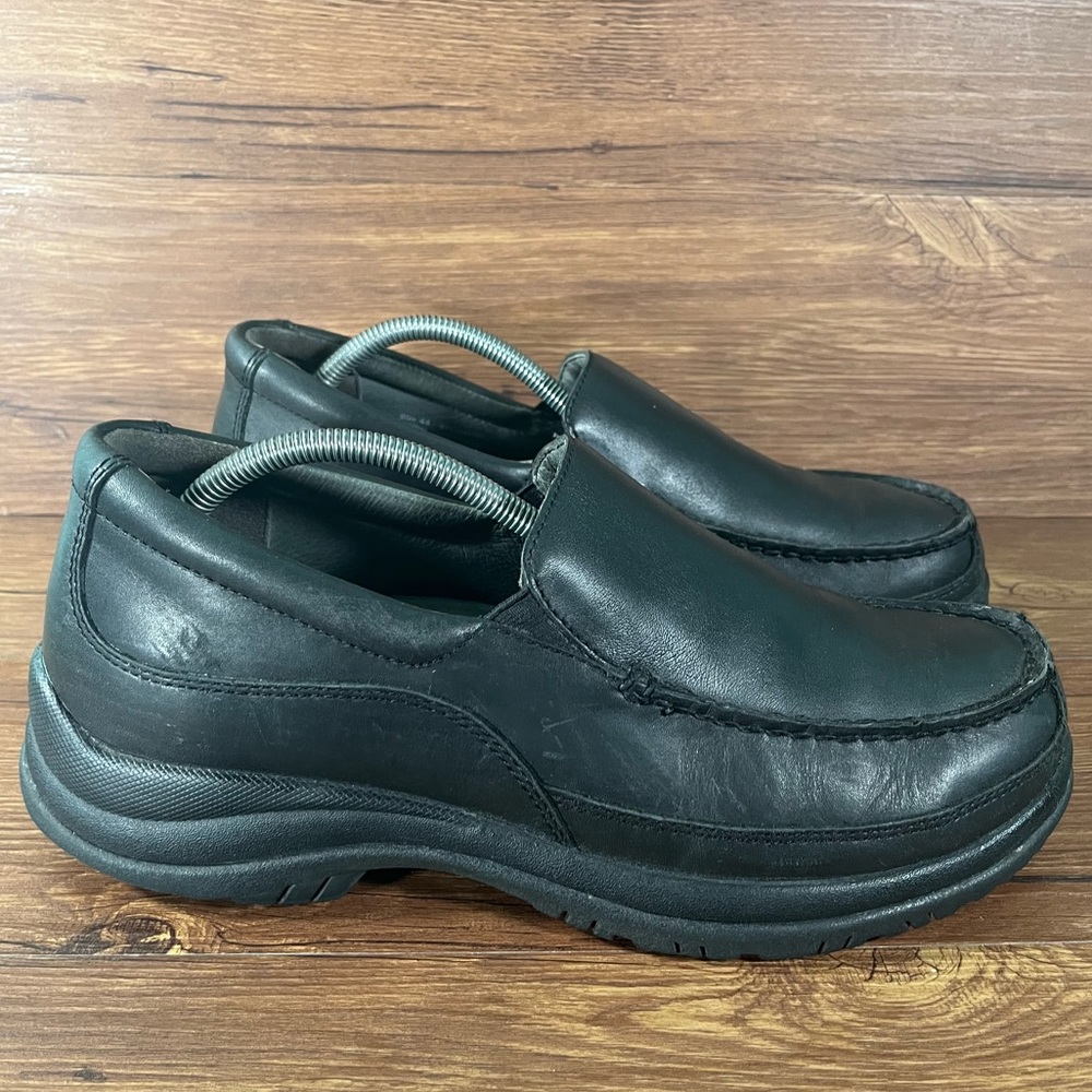 DANSKO Black Leather Slip-On Loafers Clogs Men’s Size 11 (44) Shoes